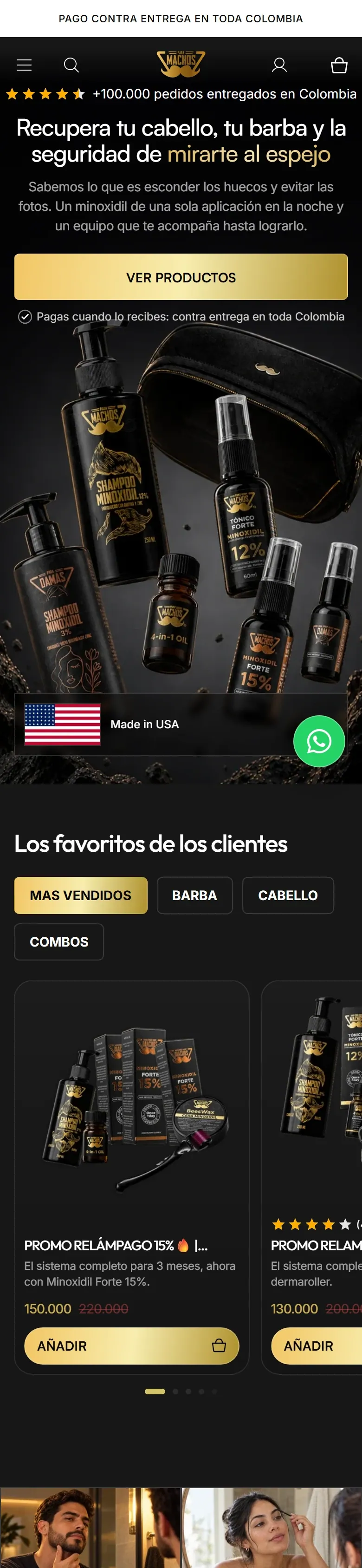 Para Machos, después: tienda en vivo el 2 de octubre de 2026.
