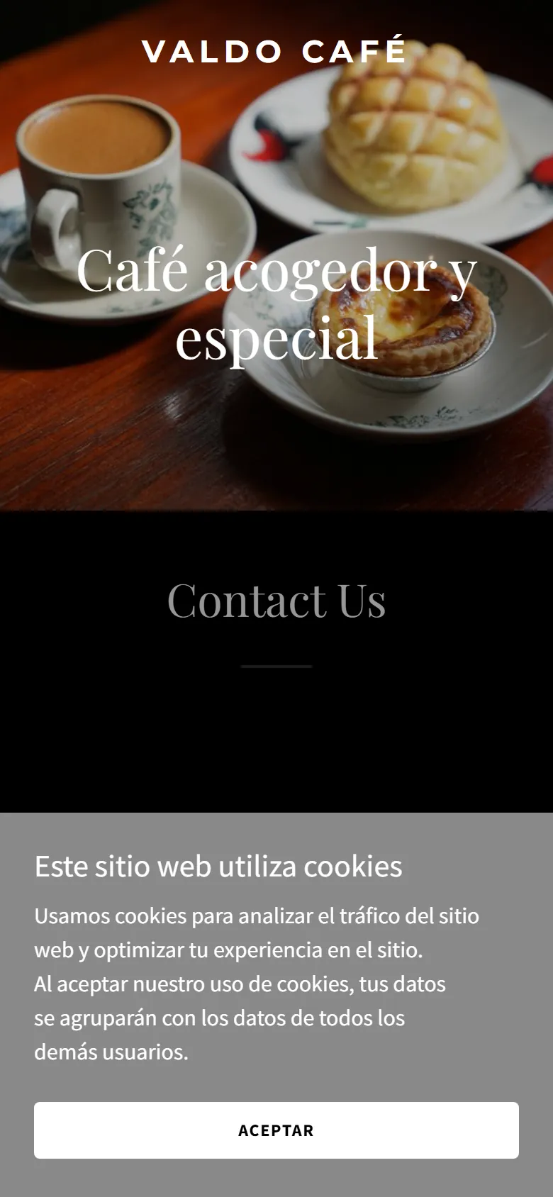Valdo Café, antes: copia de archive.org del 24 de abril de 2025.