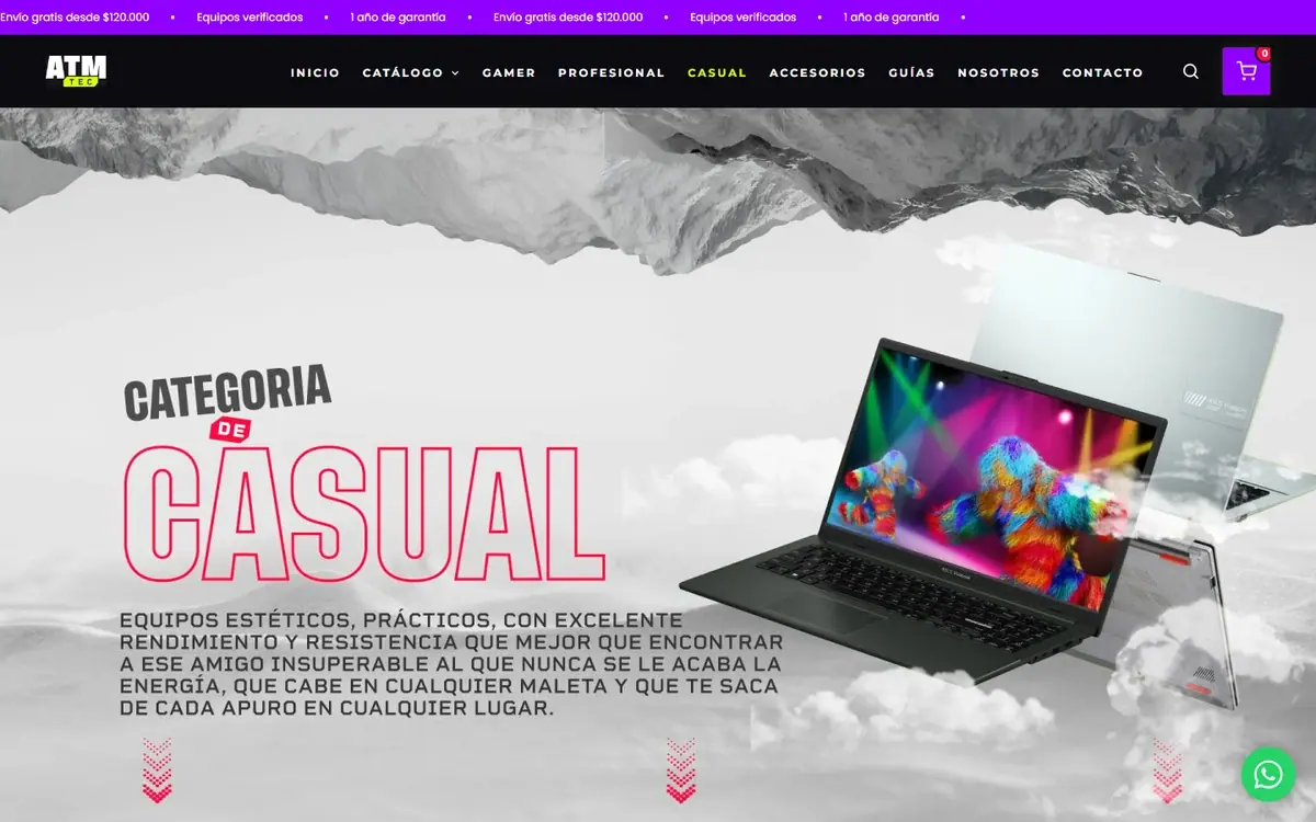 Atmósfera Tecnológica: una colección en computador.