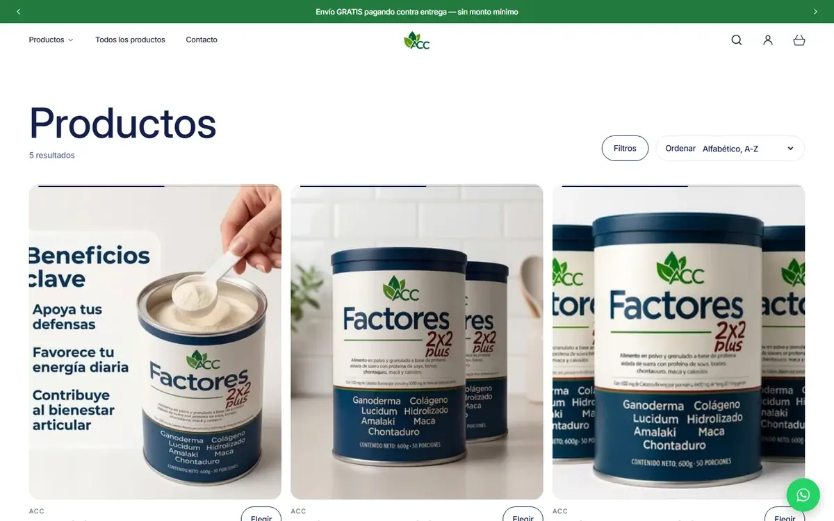 Factores 2x2: una colección en computador.