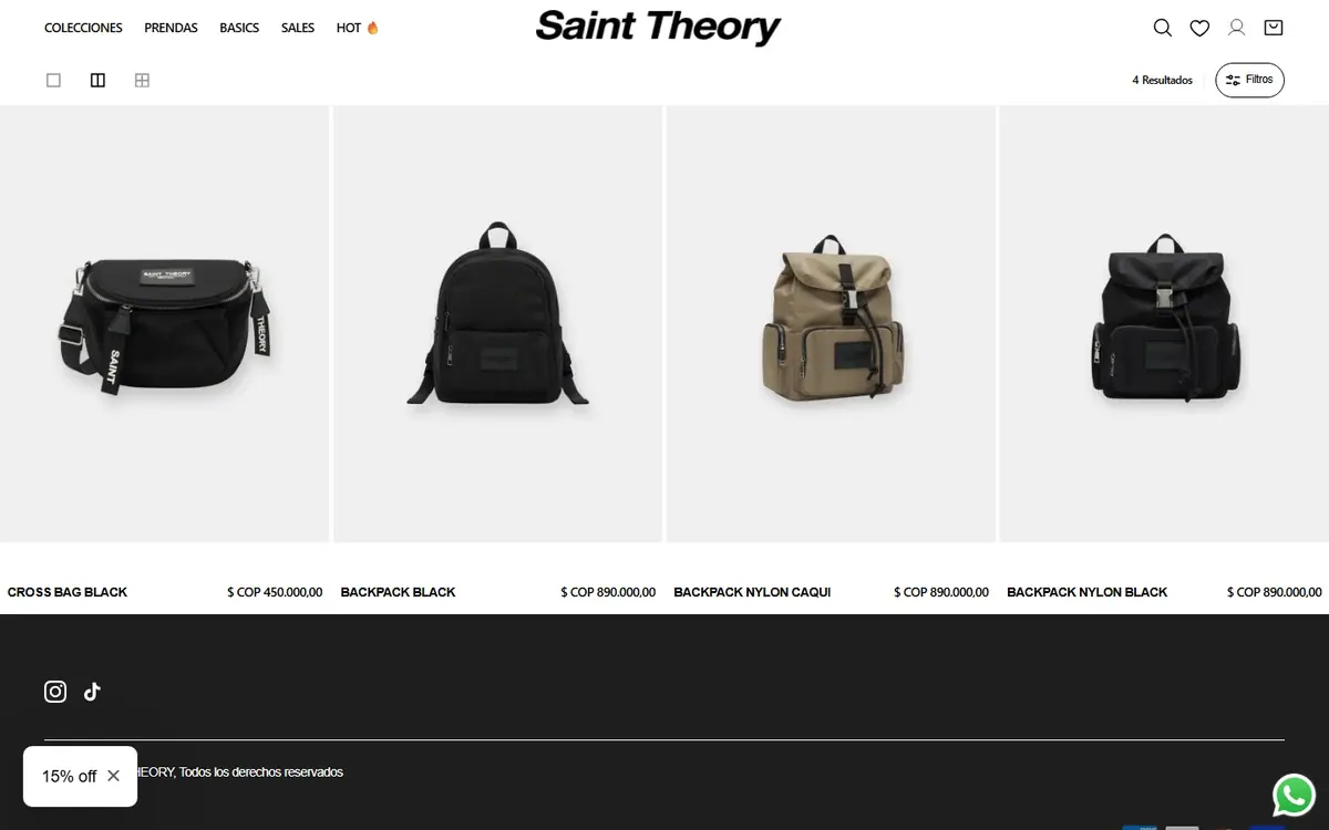 Saint Theory: una colección en computador.