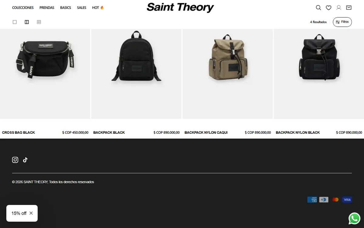 Saint Theory: una colección en computador.